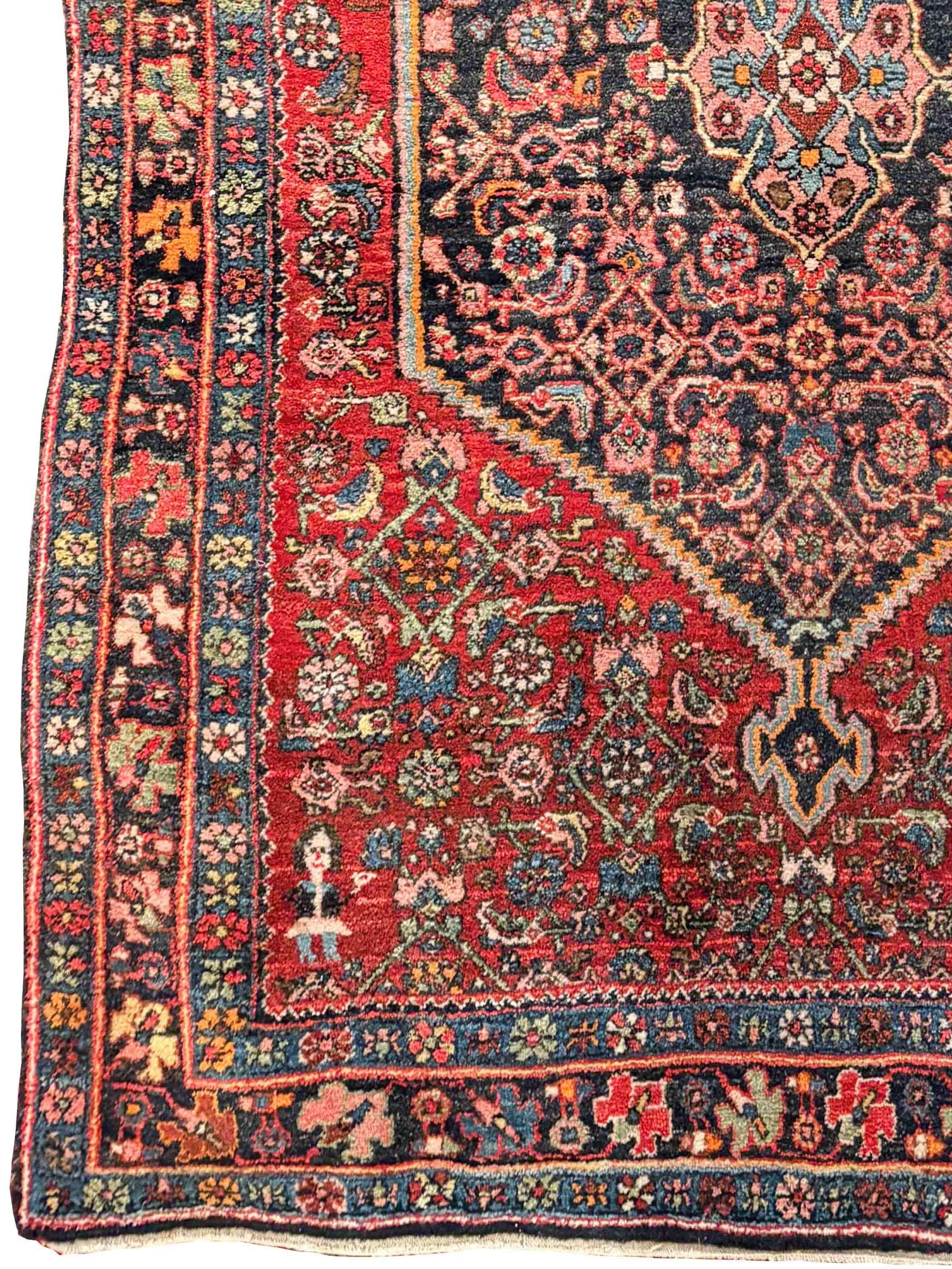 Bidjar-Teppich, Anfang 20. Jahrhundert (Handgeknüpft) im Angebot