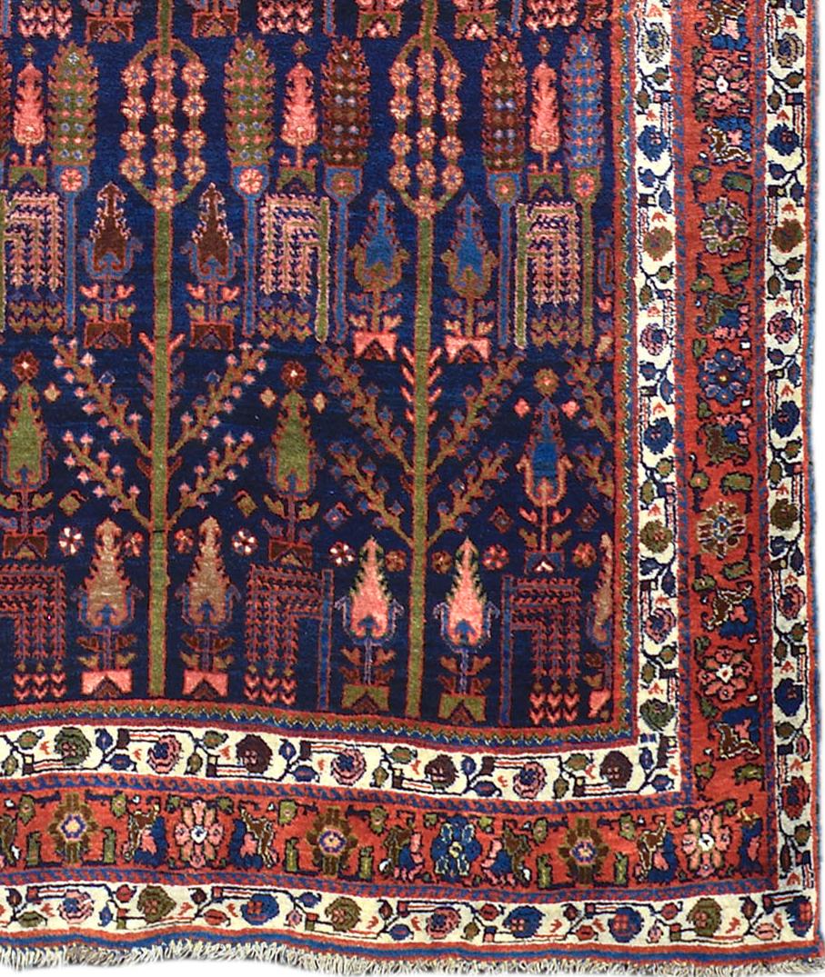 Persian Bidjar rug. Measures: 4'9