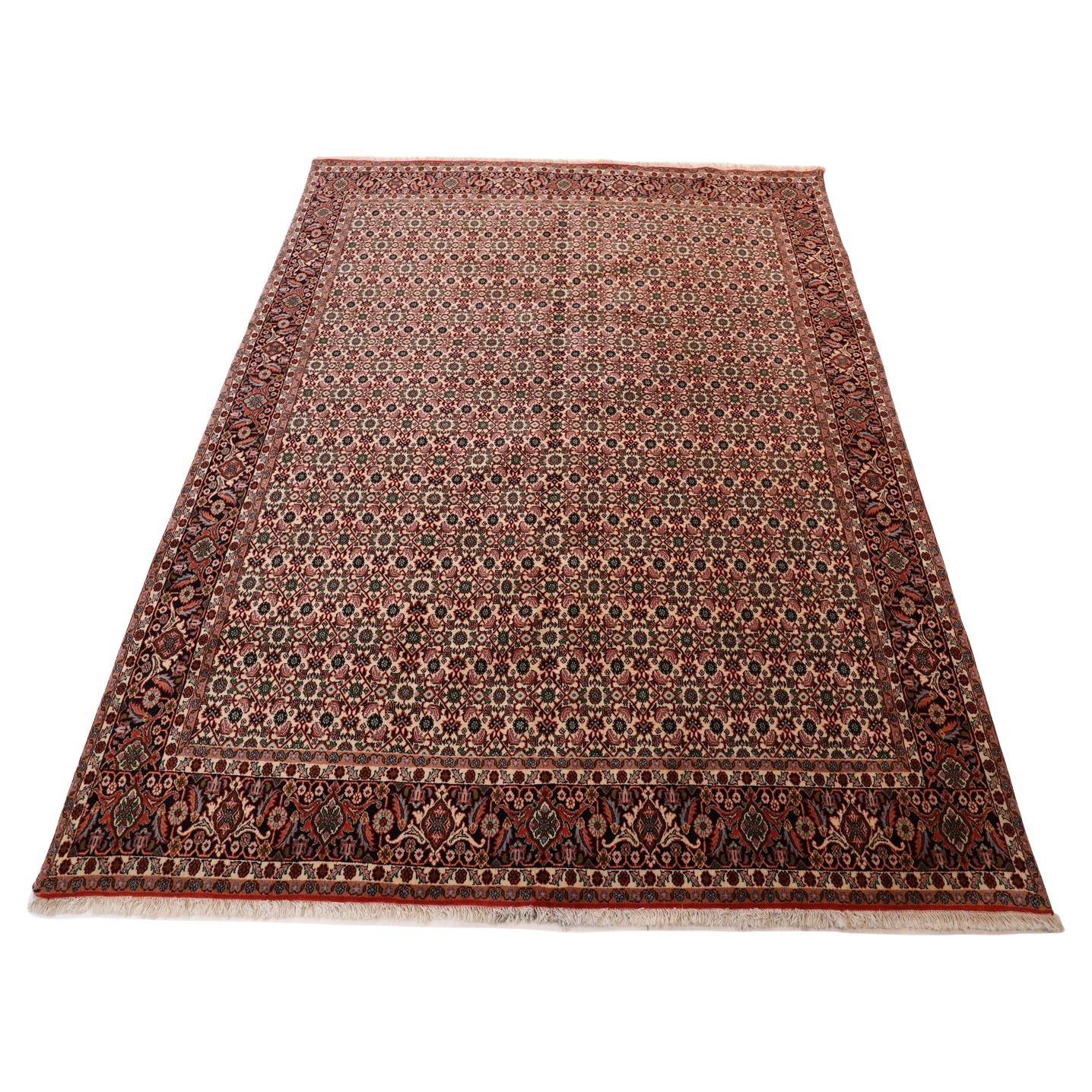Bidjar Vintage area rug, Geometric All-Over - 8 x 10 For Sale