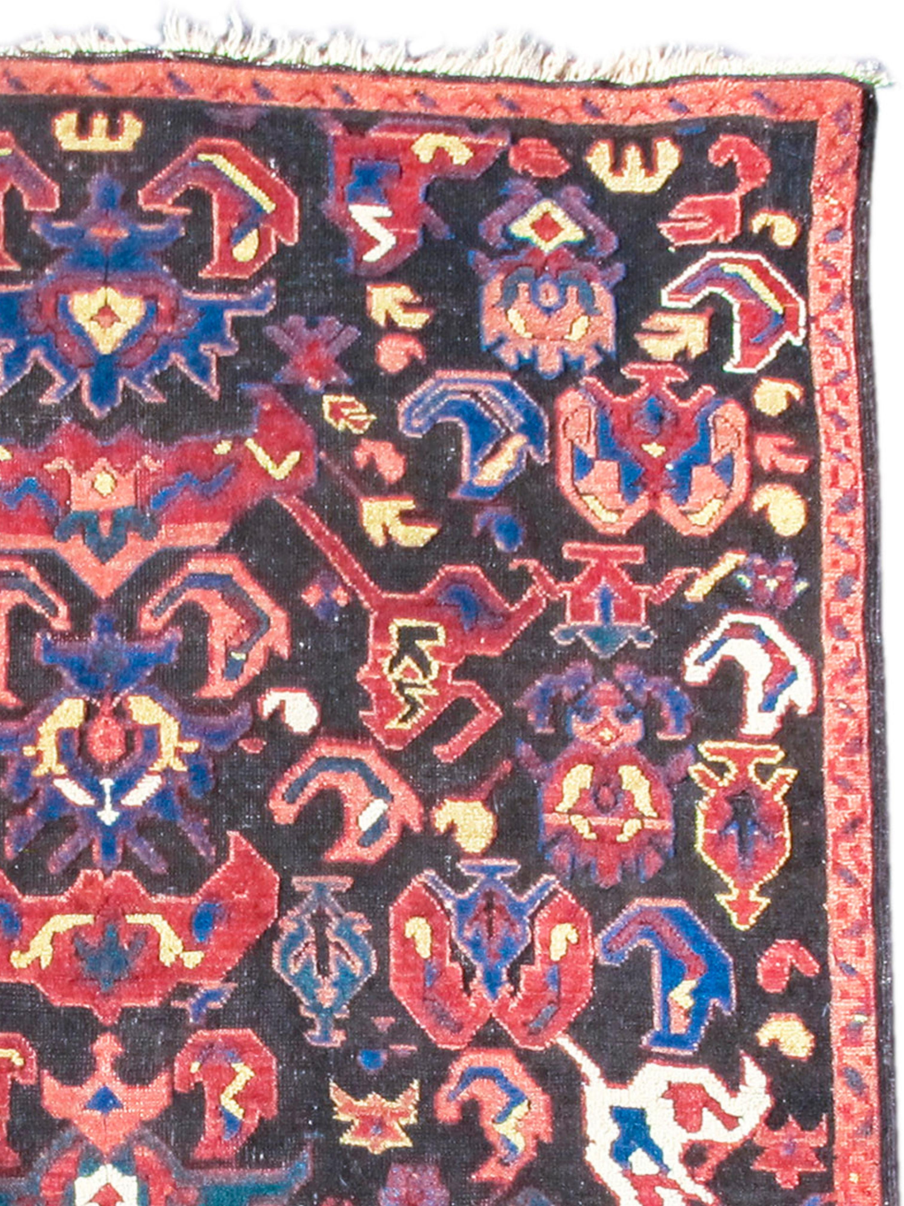 Alfombra Bidjov Kuba, Siglo XIX en Bueno estado para la venta en San Francisco, CA