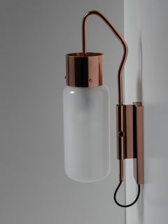 "Bidone" Copper Wall Lamp by Caccia Dominioni for Azucena, Italy, 1950s
