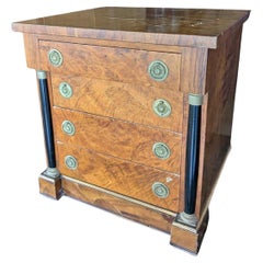 Antique Biedemier small chest or nightstand/ end table