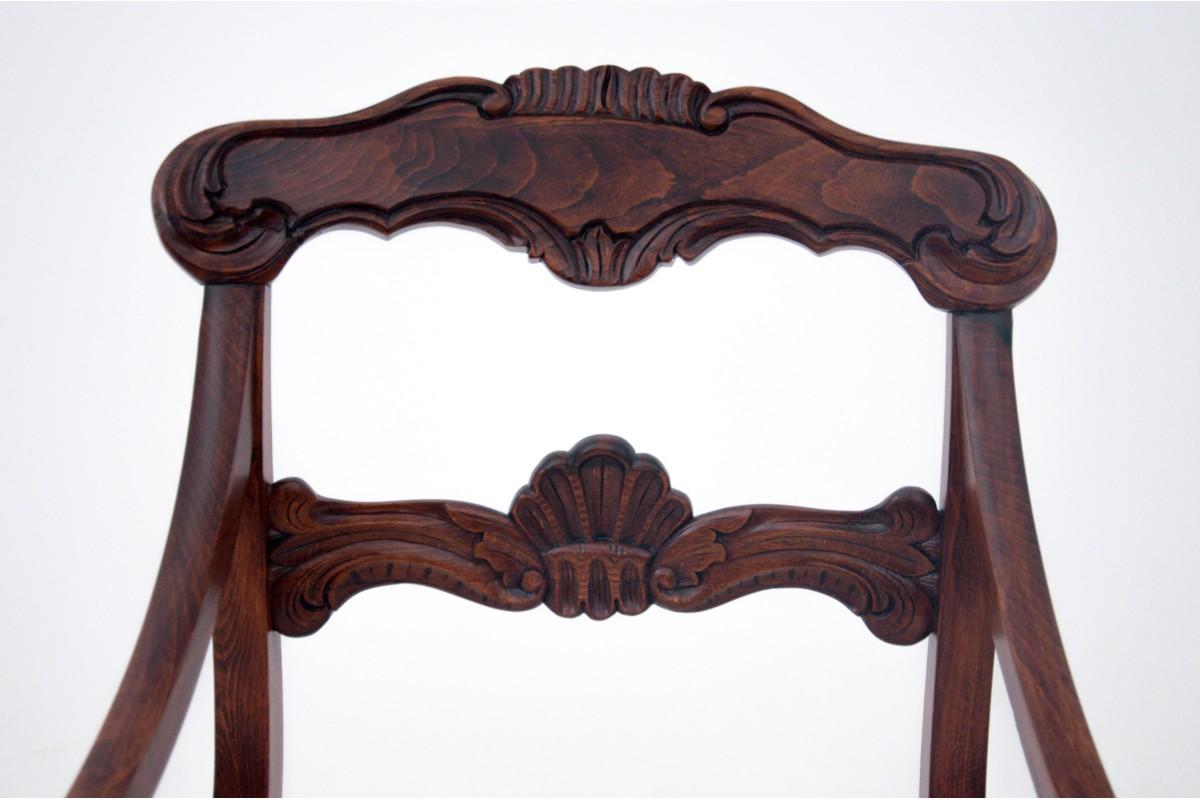 Biedermeier Sessel, Skandinavien, um 1900, nach Renovierung im Zustand „Gut“ im Angebot in Chorzów, PL