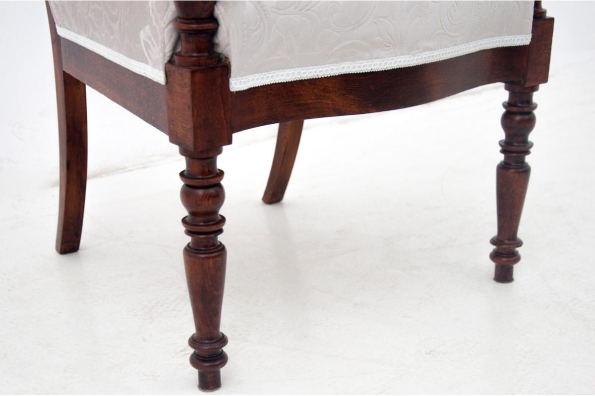 Biedermeier Sessel, Skandinavien, um 1900, nach Renovierung im Angebot 1