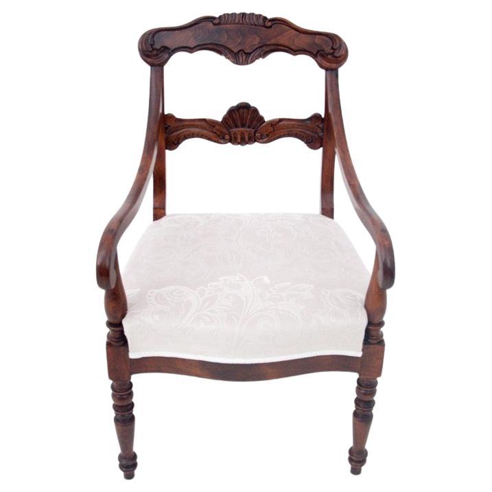 Fauteuil Biedermeier, Scandinavie, vers 1900, après rénovation