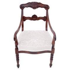 Antique Biedermeier Armchair, Scandinavia, circa 1900, After Renovation
