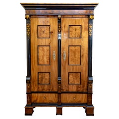 Biedermeier Armoire, 19th Century