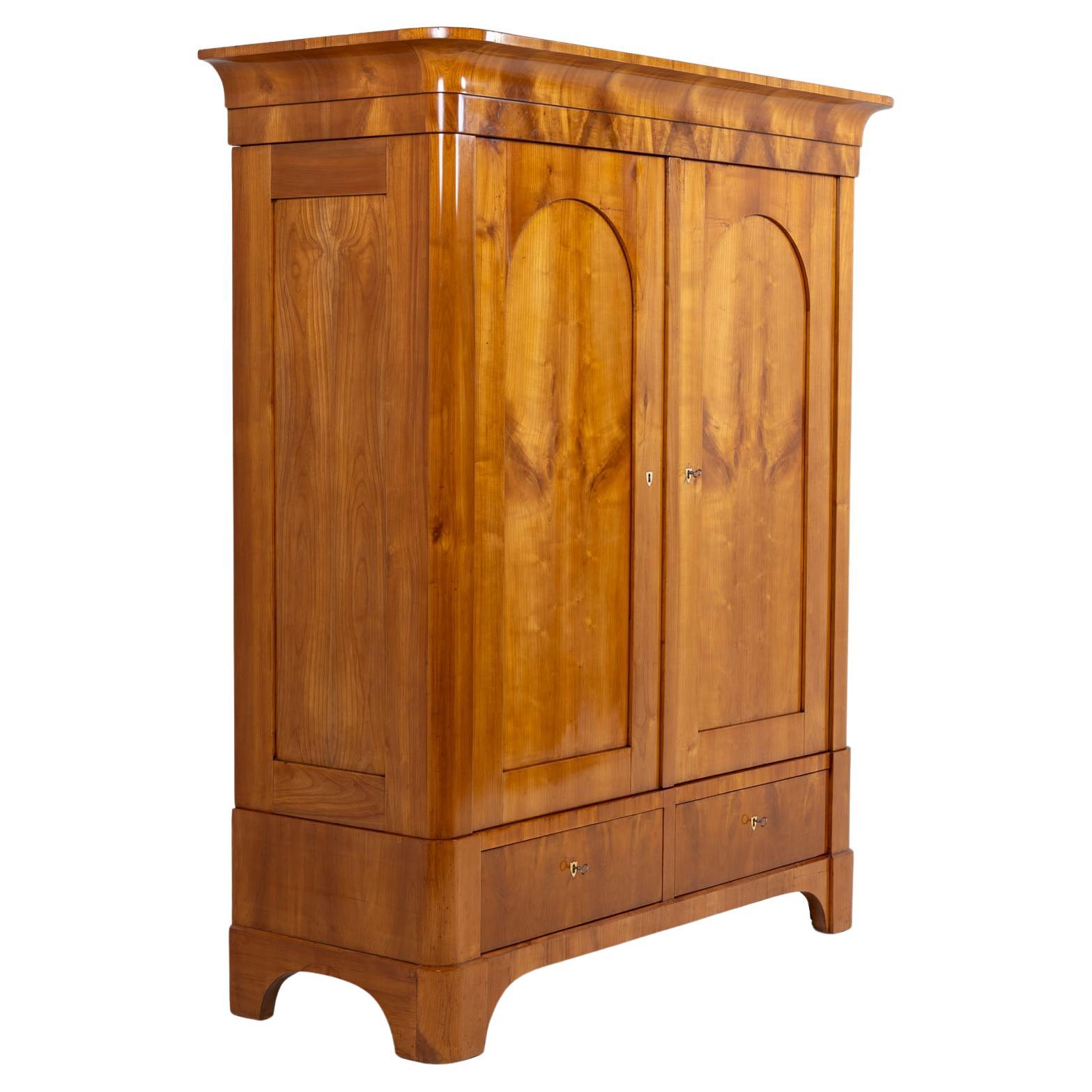 Biedermeier Armoire, Central Germany, around 1830 For Sale