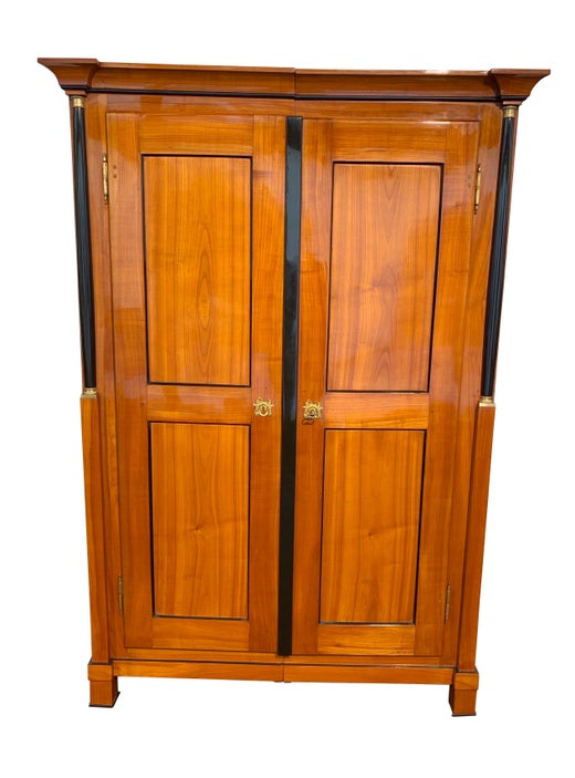 Biedermeier Armoire Cherry Solid Wood South Germany Circa 1820 For Sale At 1stdibs