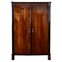 Biedermeier Armoire in Walnut, First Half 19th Century