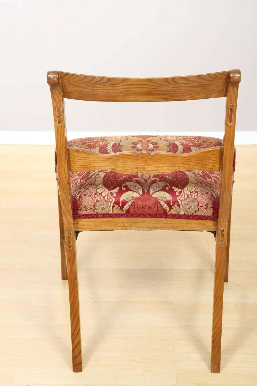 Biedermeier Ashtree Side Chair, circa 1840 For Sale 4