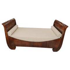 Antique Biedermeier bed
