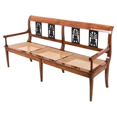 Biedermeier Bench Settee, Austria, Early 19th Century