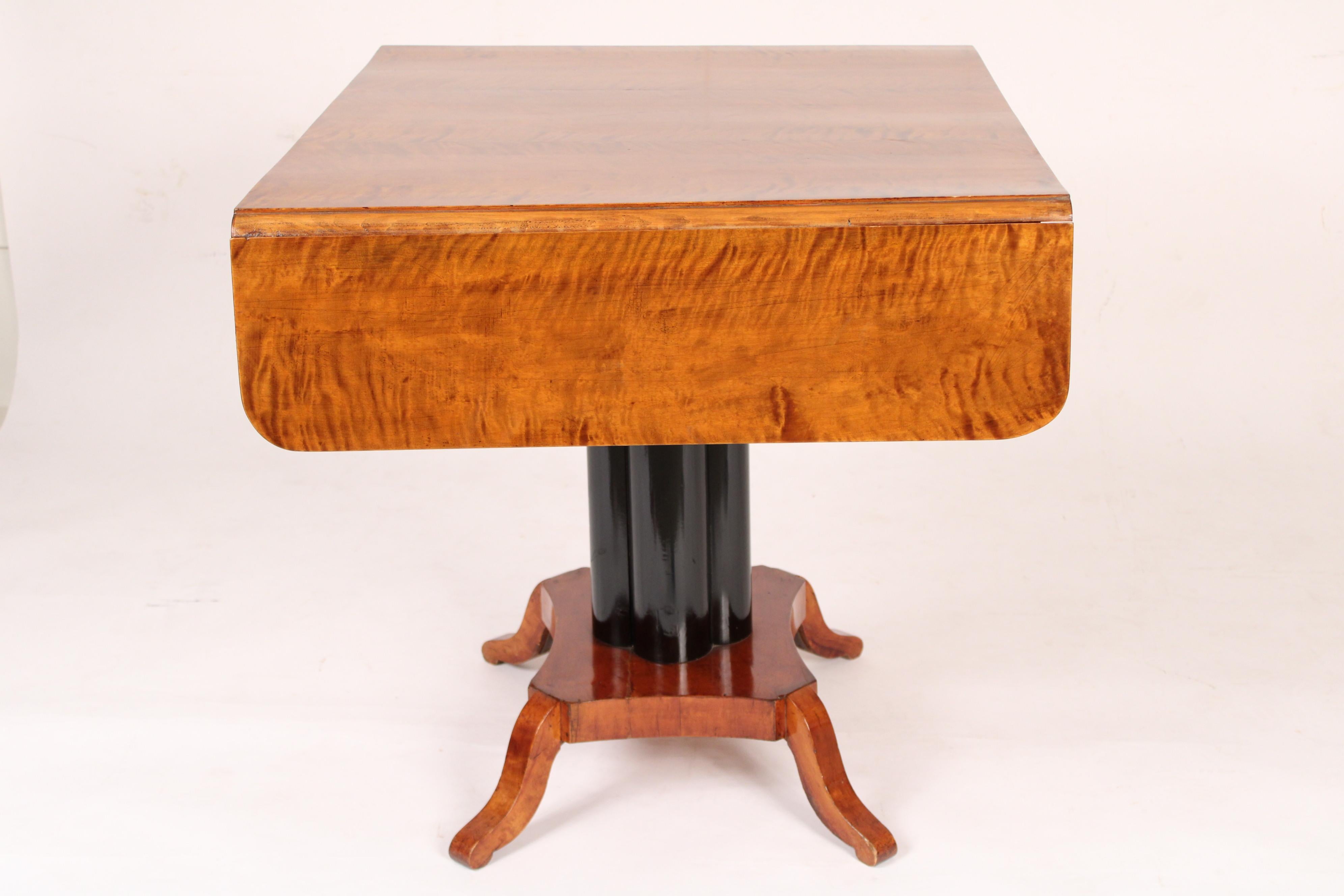 Biedermeier Birch Sofa Table In Good Condition For Sale In Laguna Beach, CA