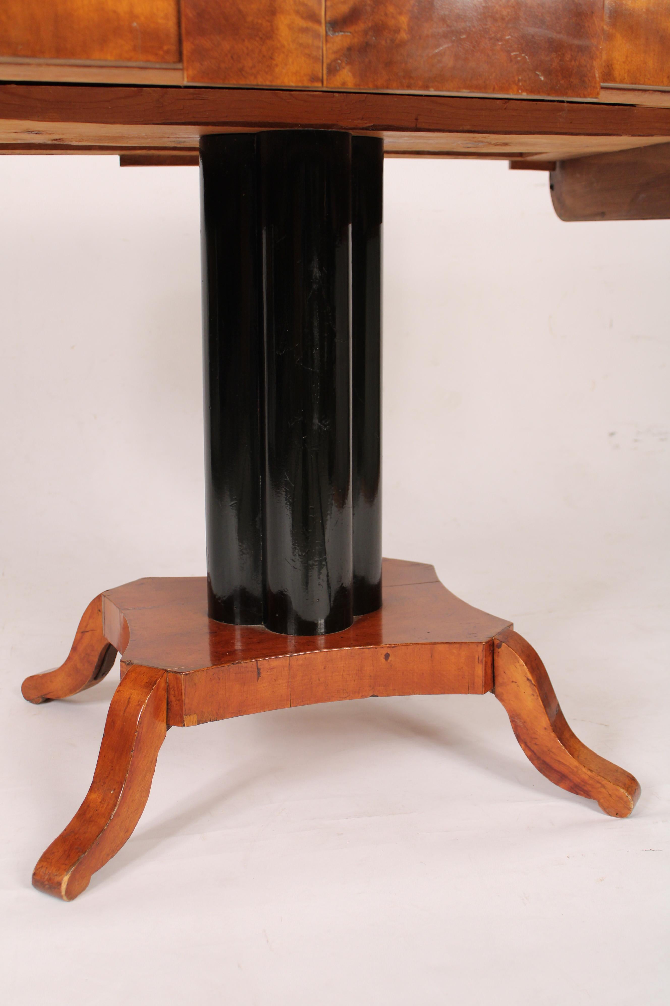 Biedermeier Birch Sofa Table For Sale 3