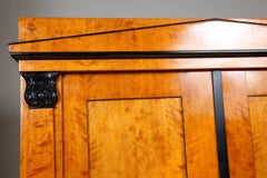 Biedermeier Birch Wardrobe, circa 1840