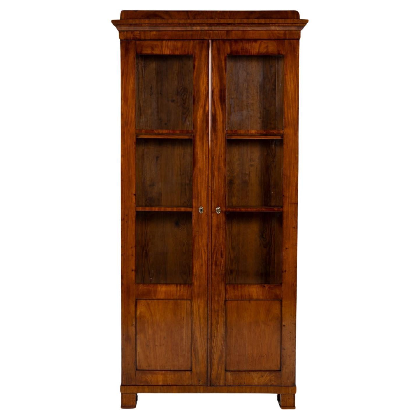 Biedermeier Bookcase, circa 1820 For Sale