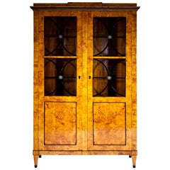 Biedermeier Bookcase, Probably Baltic States, 1830-1835
