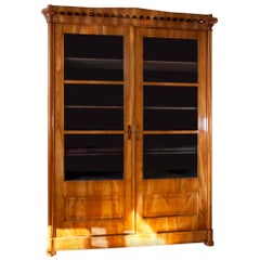 Antique Biedermeier Bookcase, Saxony 1840s