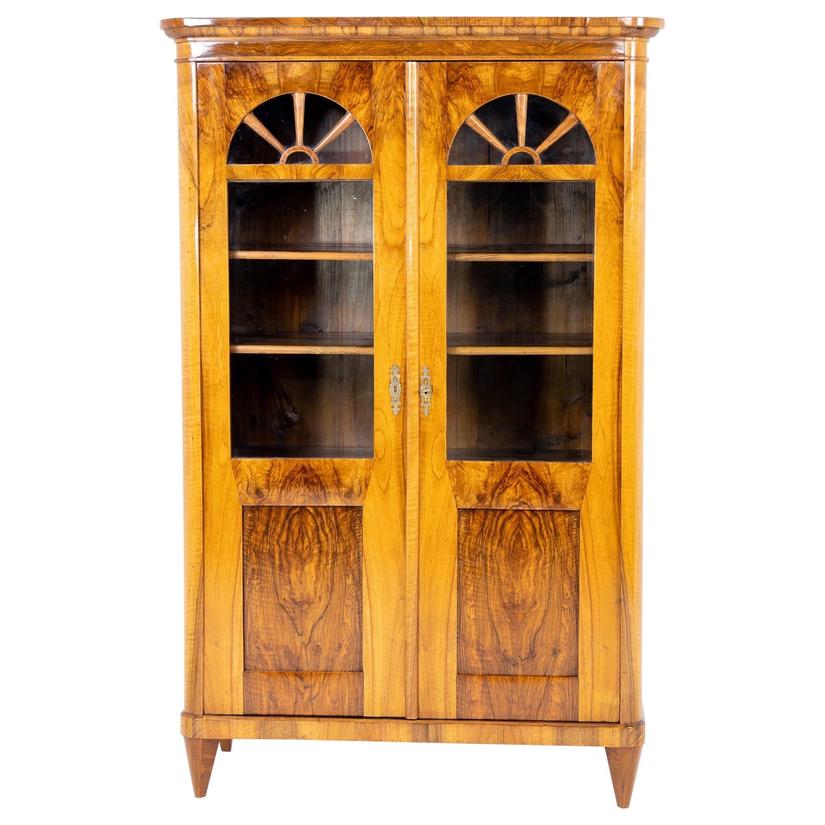 Biedermeier Bookcase, South German, circa 1830 For Sale