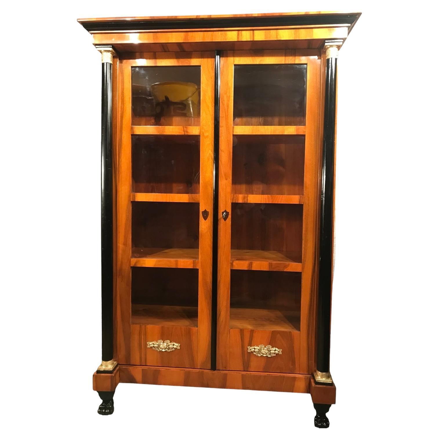 Biedermeier Bookcase, South Germany, 1820 For Sale