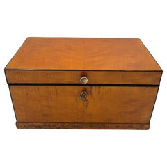 Biedermeier Box, Birch, Brass, South Germany circa 1830