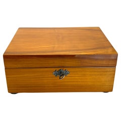 Boîte Biedermeier, placage de cerisier, Allemagne du Sud vers 1820