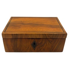 Biedermeier Box, Walnut Veneer, South Germany, circa 1820