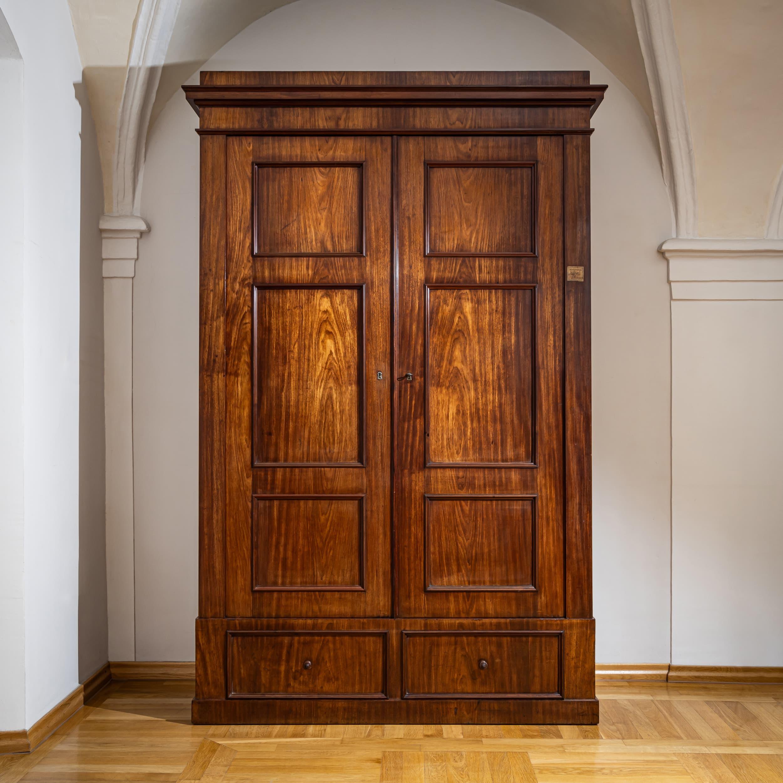 Neoclassical Biedermeier Cabinet, Attributed to G. L. E. Laves, Hanover, 1820s–1840s For Sale