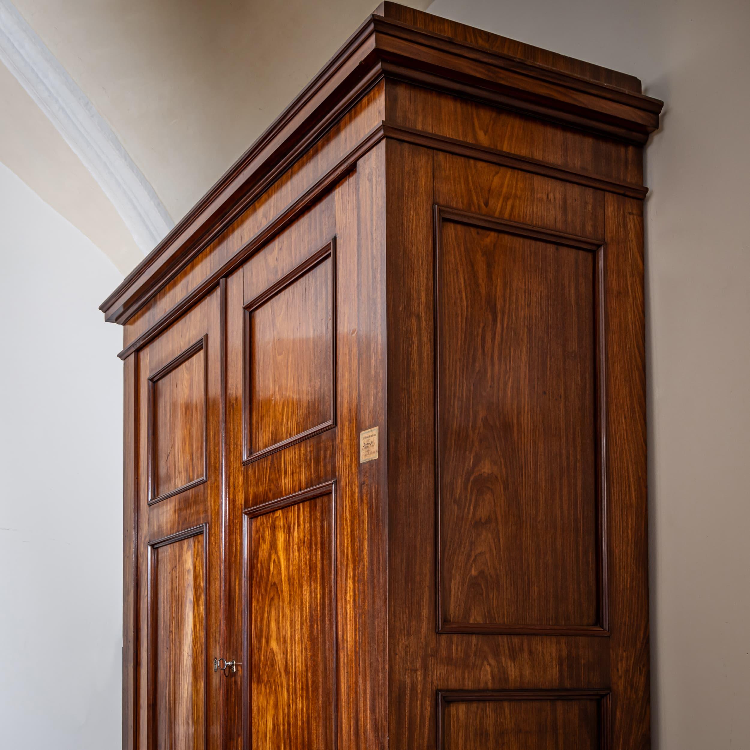 Veneer Biedermeier Cabinet, Attributed to G. L. E. Laves, Hanover, 1820s–1840s For Sale