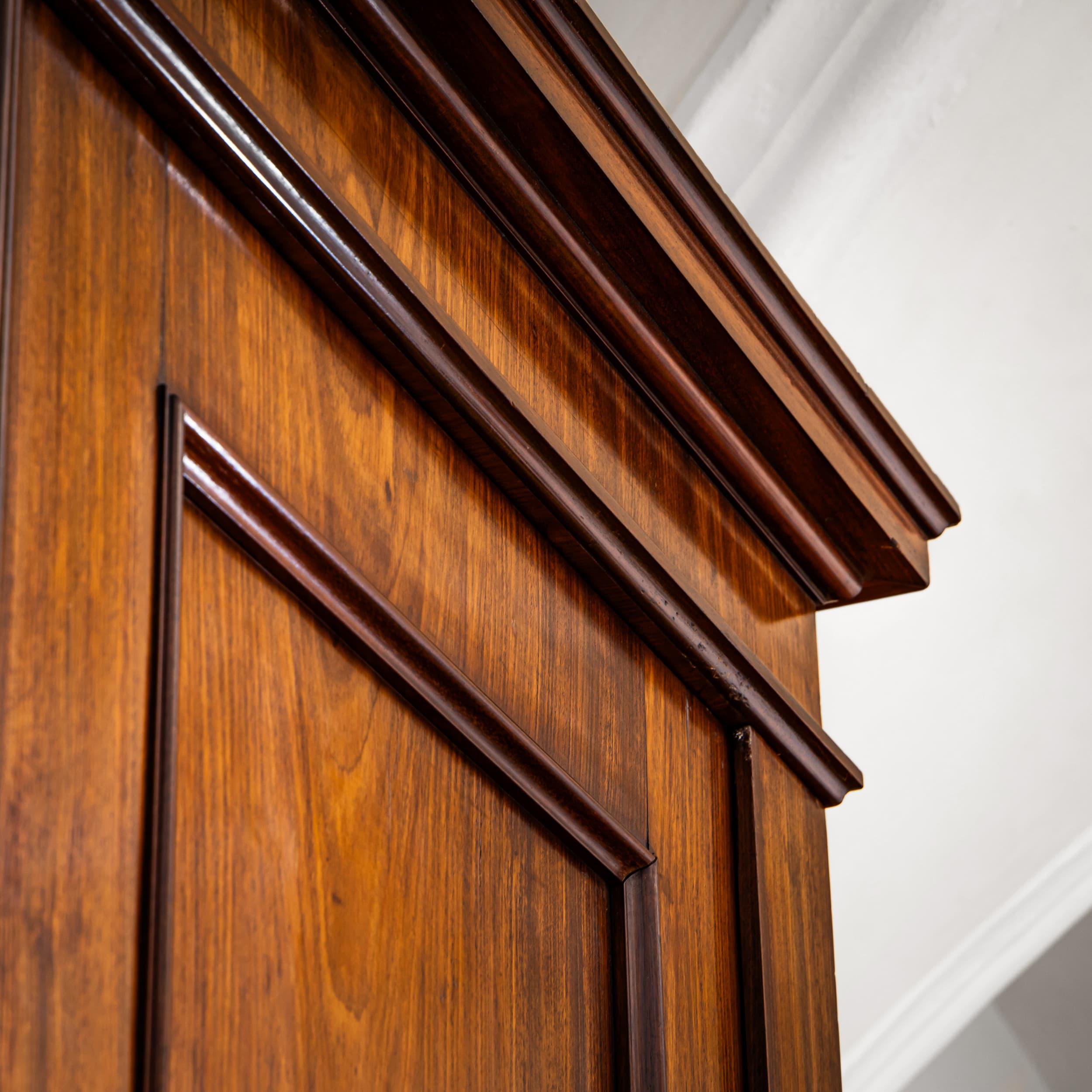 Mahogany Biedermeier Cabinet, Attributed to G. L. E. Laves, Hanover, 1820s–1840s For Sale