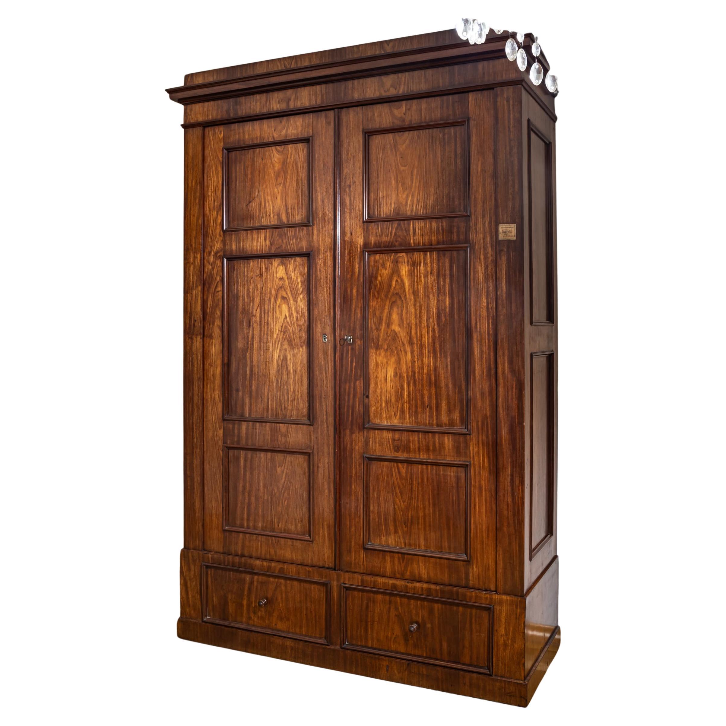 Biedermeier Cabinet, Attributed to G. L. E. Laves, Hanover, 1820s–1840s For Sale