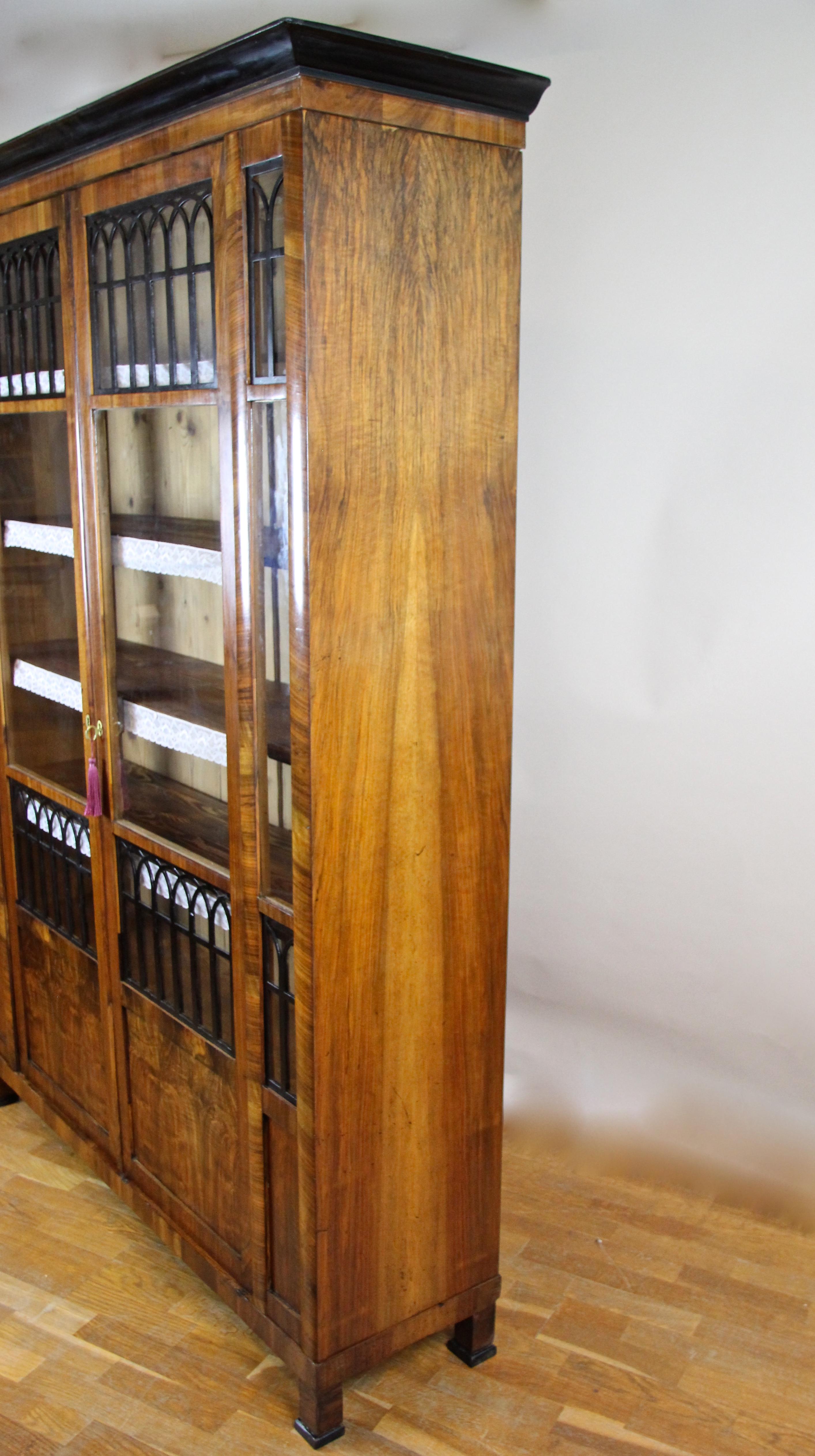 Biedermeier Cabinet Bookcase, Austria, circa 1830 For Sale 7