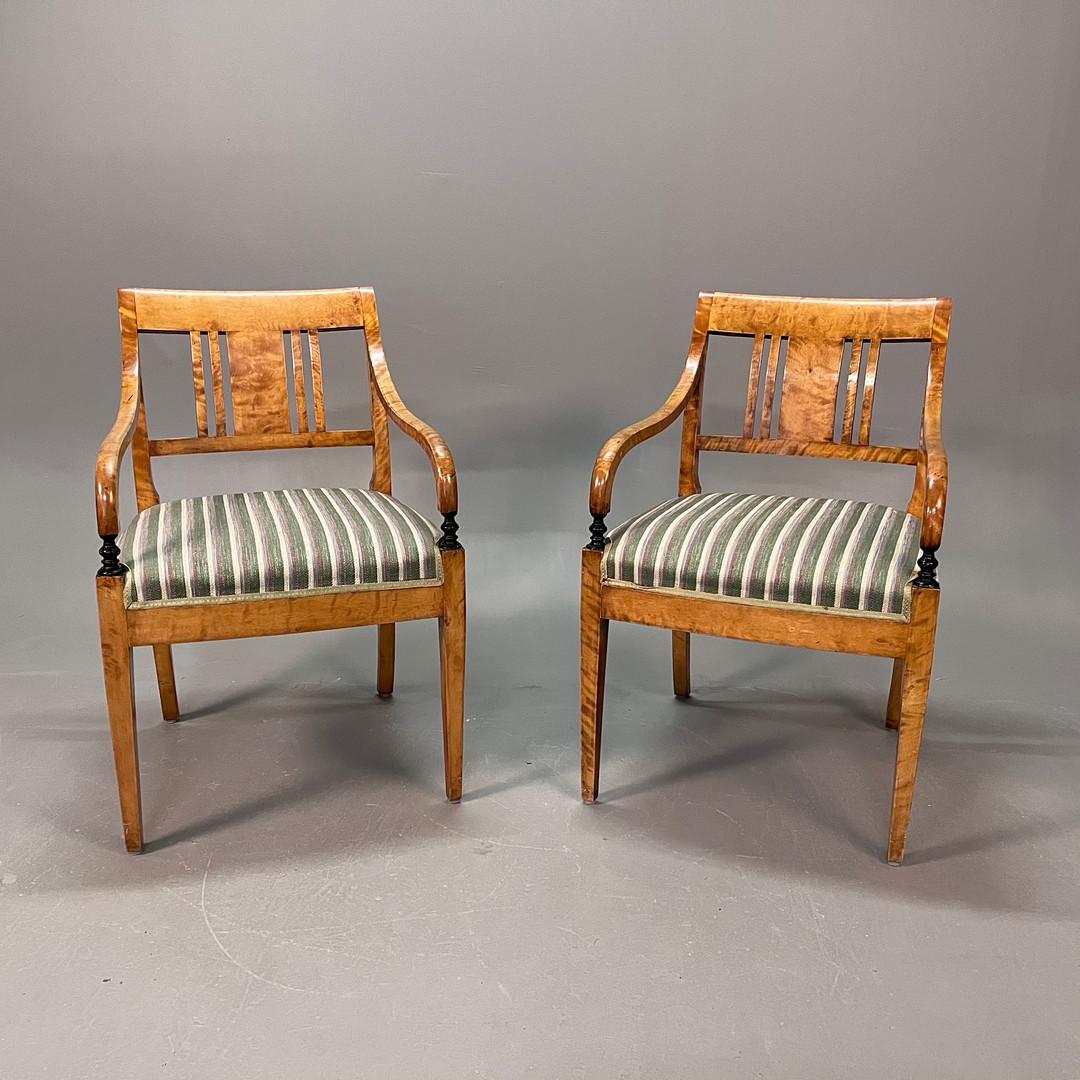 antique biedermeier chairs