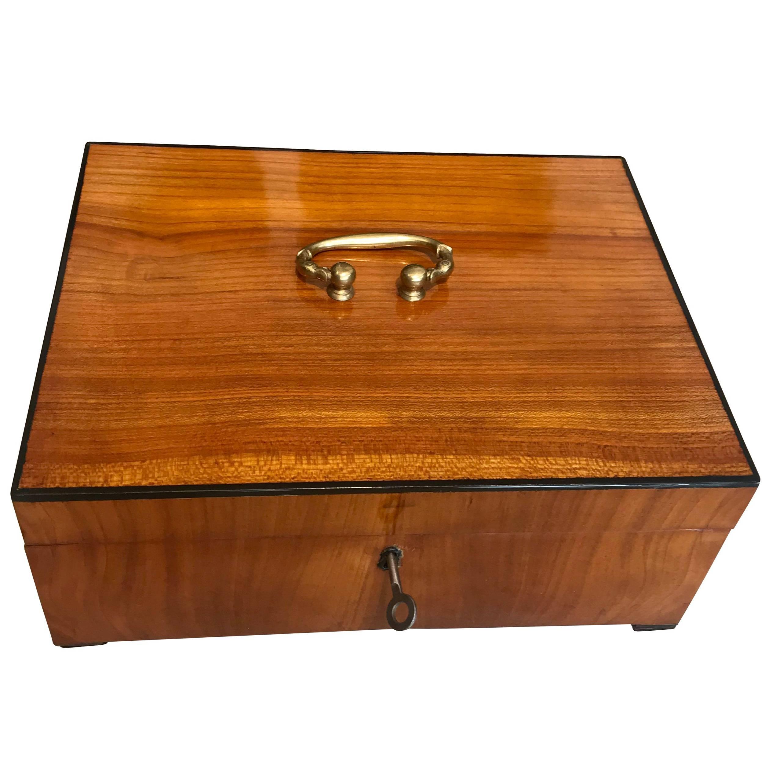 Biedermeier Casket Box, Cherry, South Germany, circa 1820