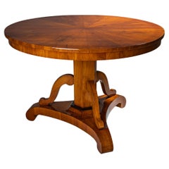 Antique Biedermeier Center Table, circa 1830