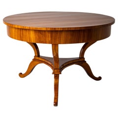 Biedermeier Center Table in Cherry, c. 1820