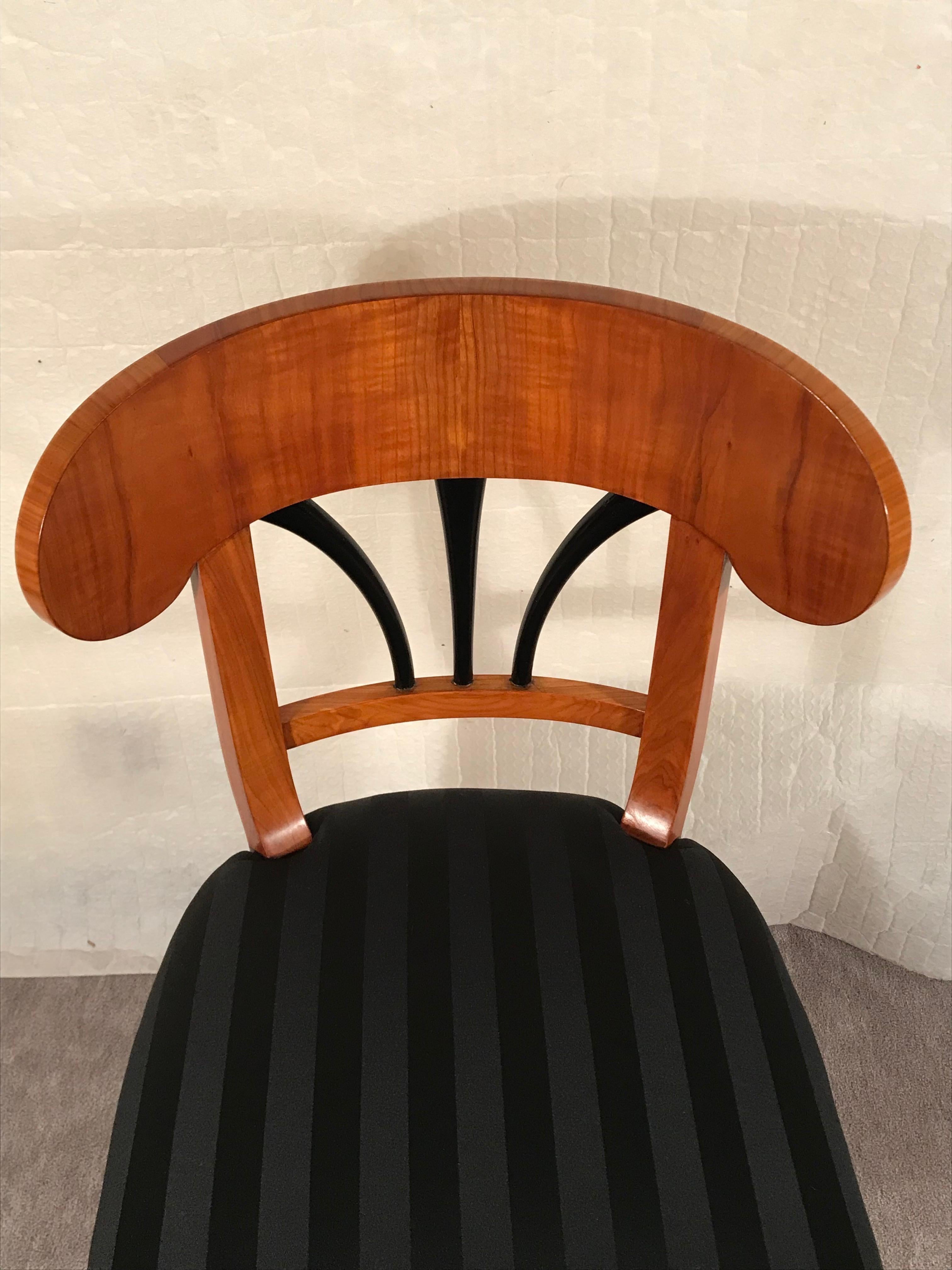 Veneer Biedermeier Chair, South German 1820, Cherry