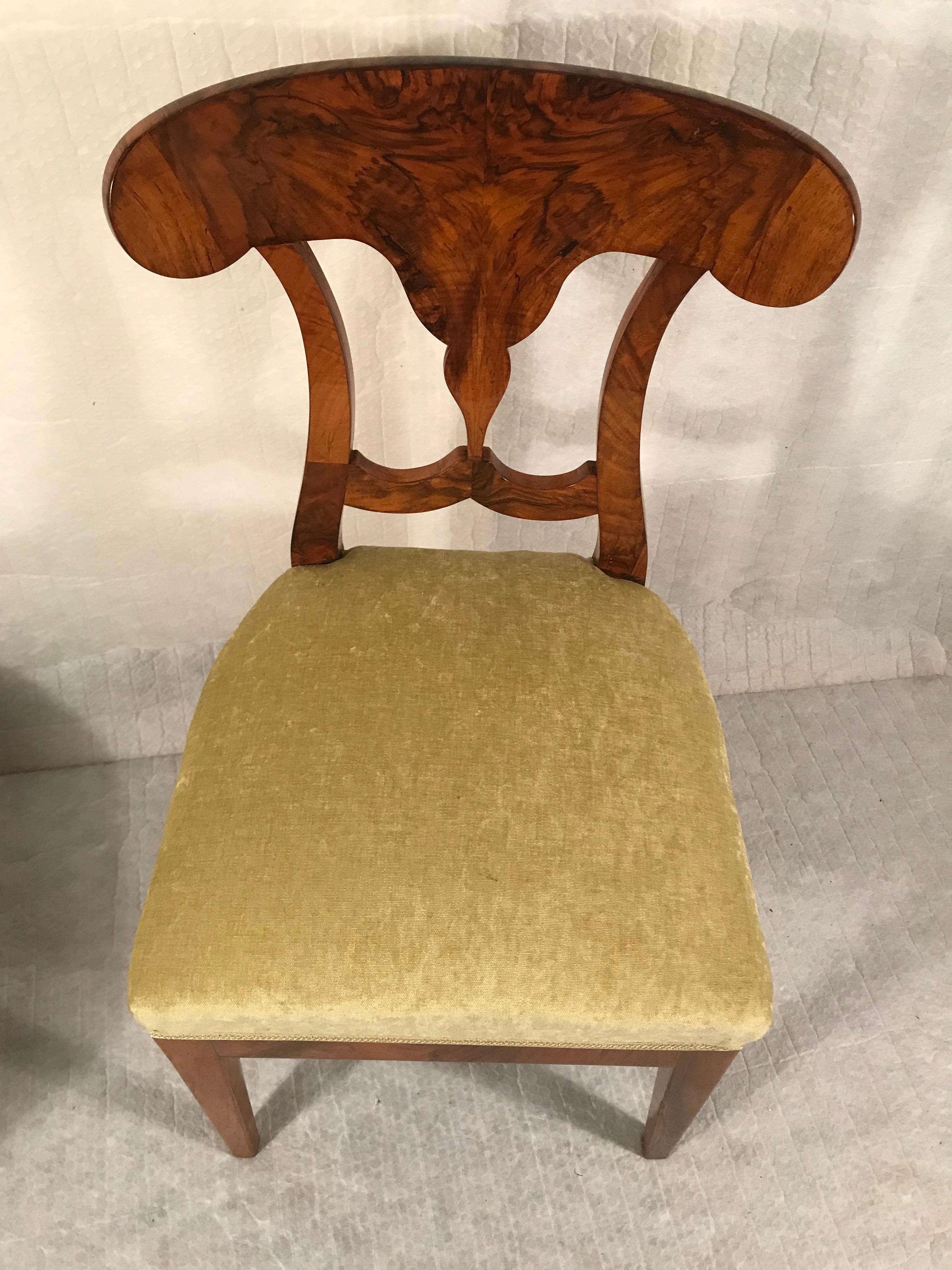 Veneer Biedermeier Chair, South Germany 1820 For Sale