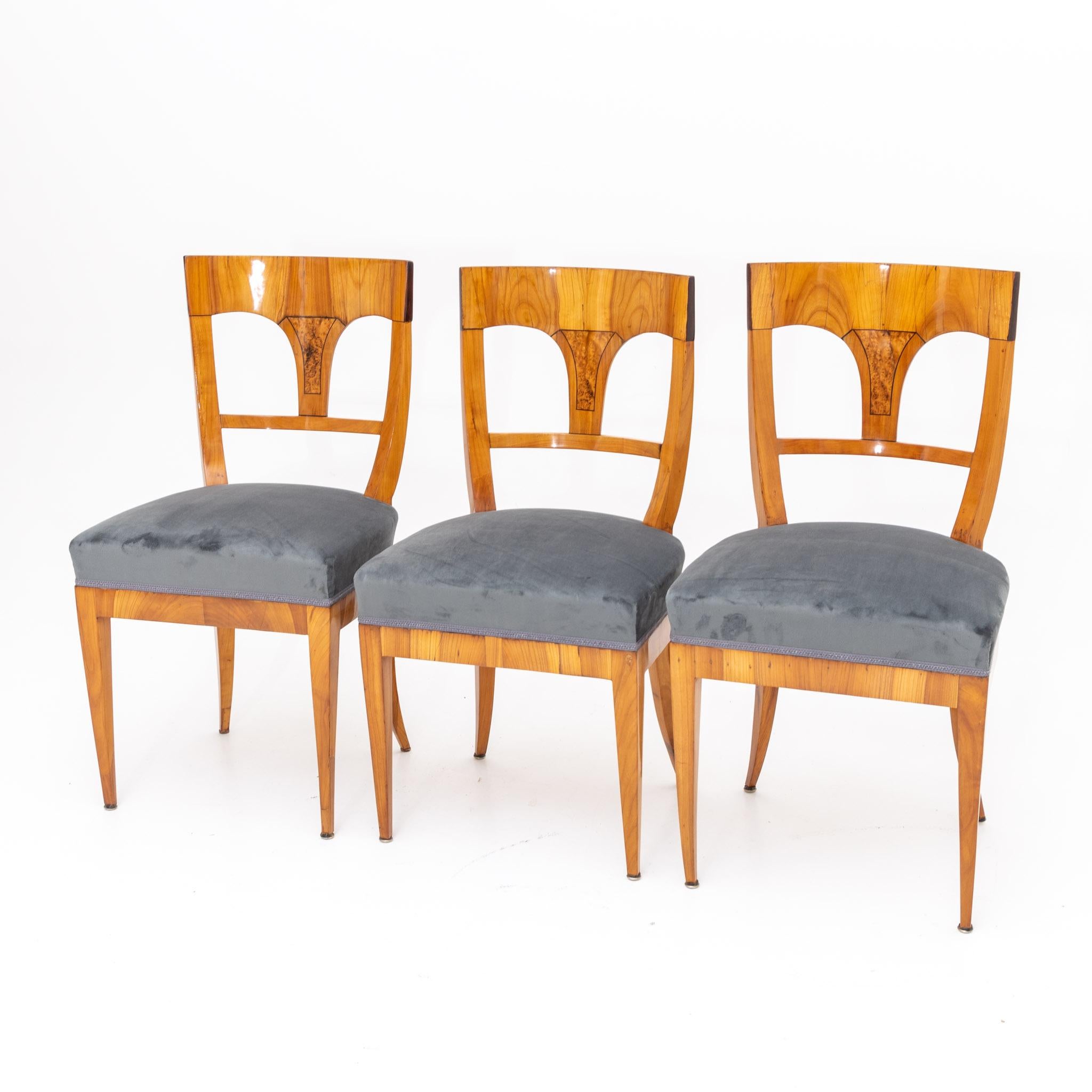 Early 19th Century Biedermeier Chairs, circa 1820