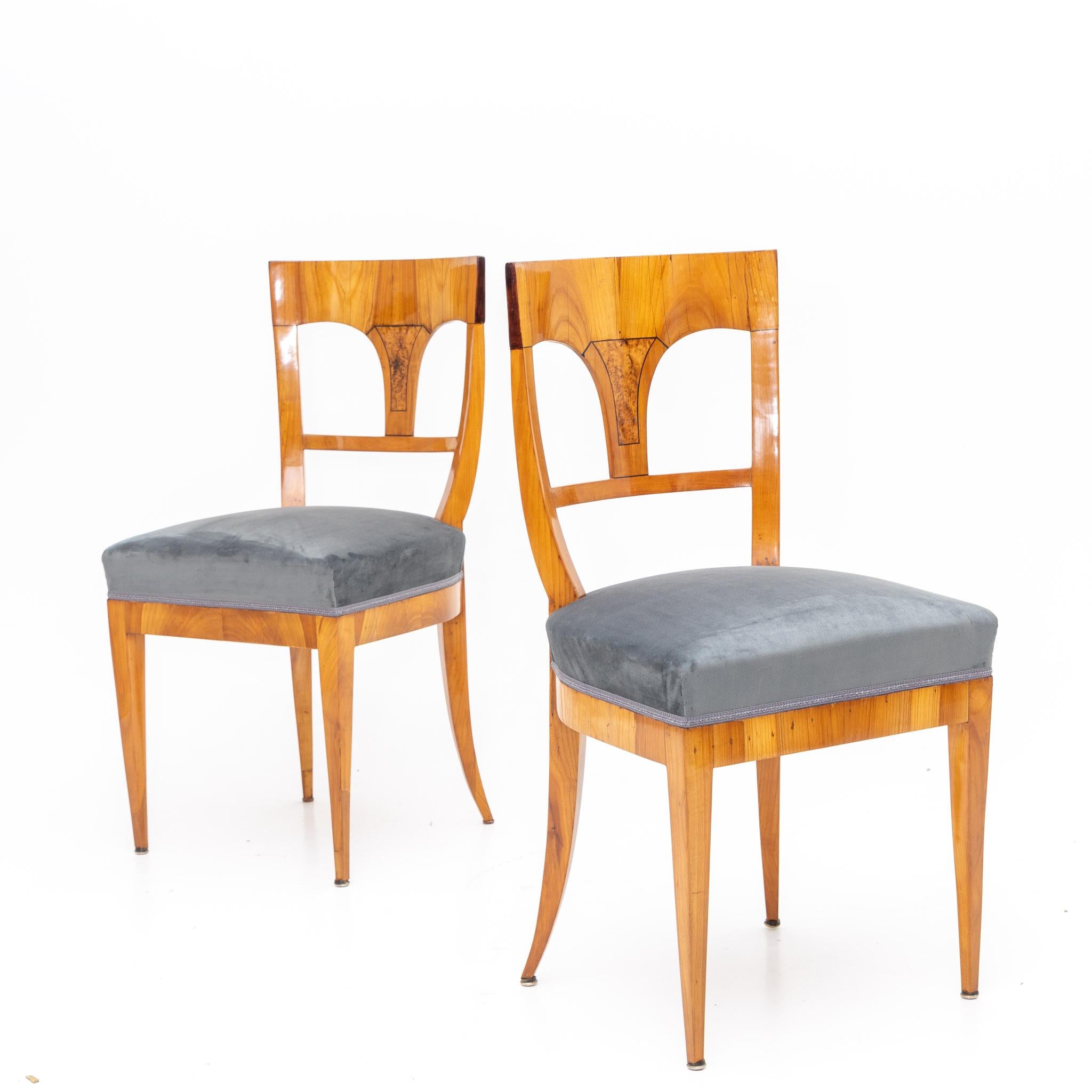 Biedermeier Chairs, circa 1820 1