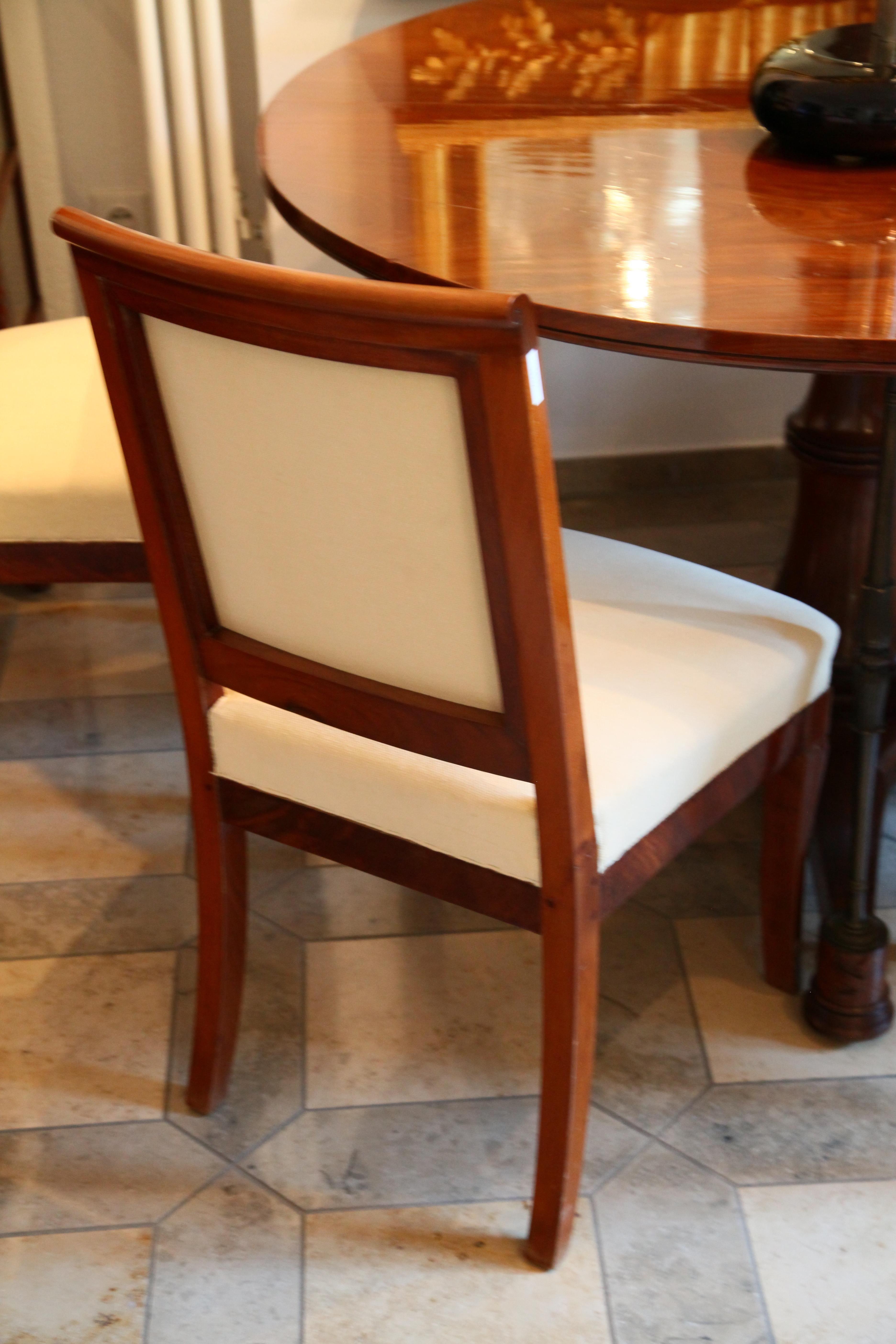 Biedermeier Chairs, France, circa 1810 In Excellent Condition For Sale In Greding, DE