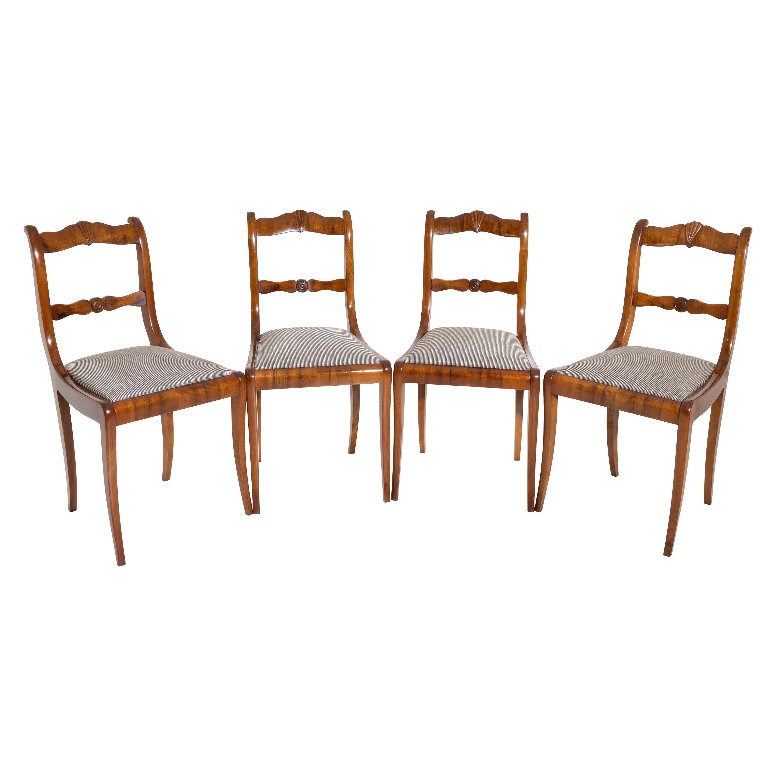 Biedermeier Chairs, Northern Germany, circa 1830 For Sale