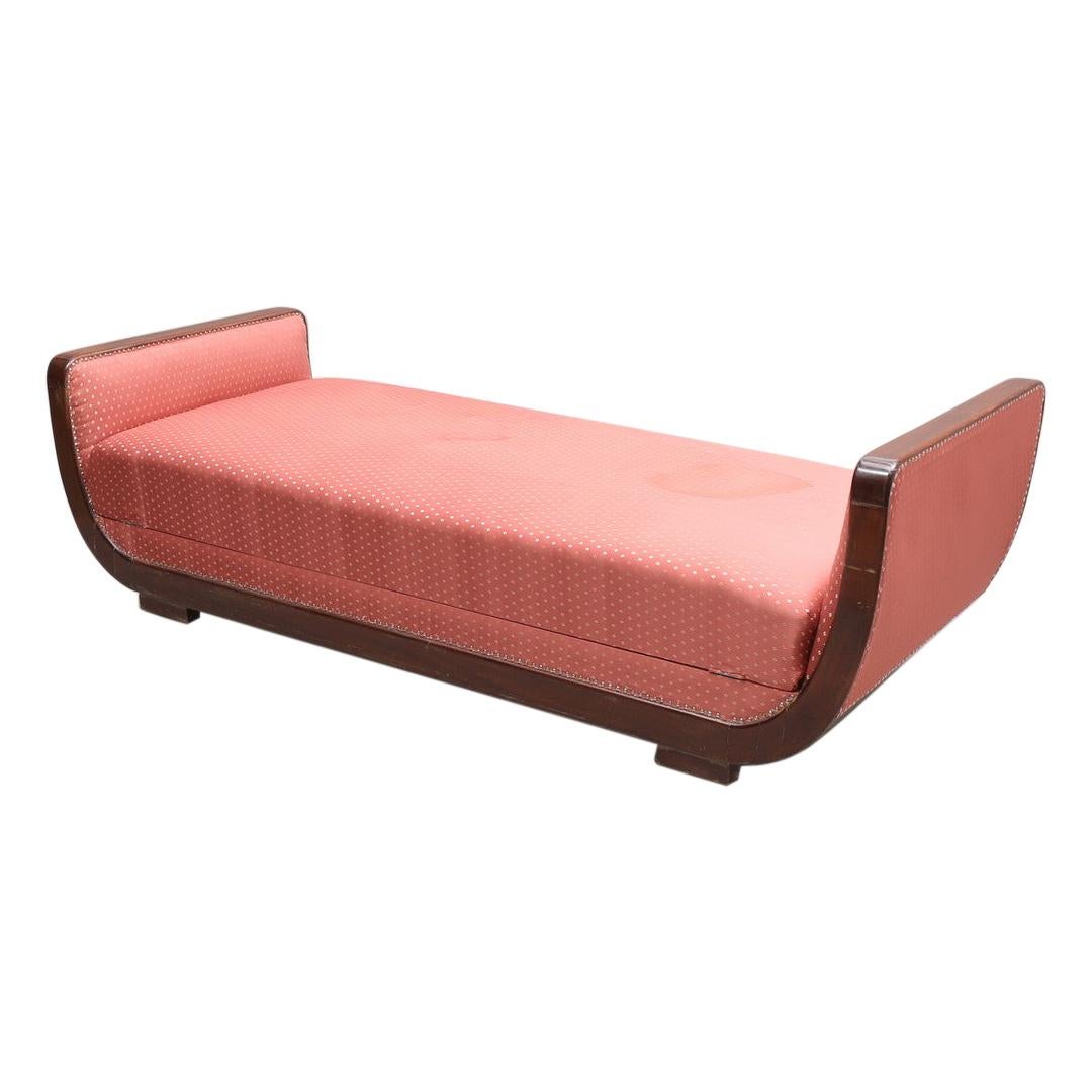 Biedermeier Chaise Longue Couch Art Deco, Swedish, Late 1800s