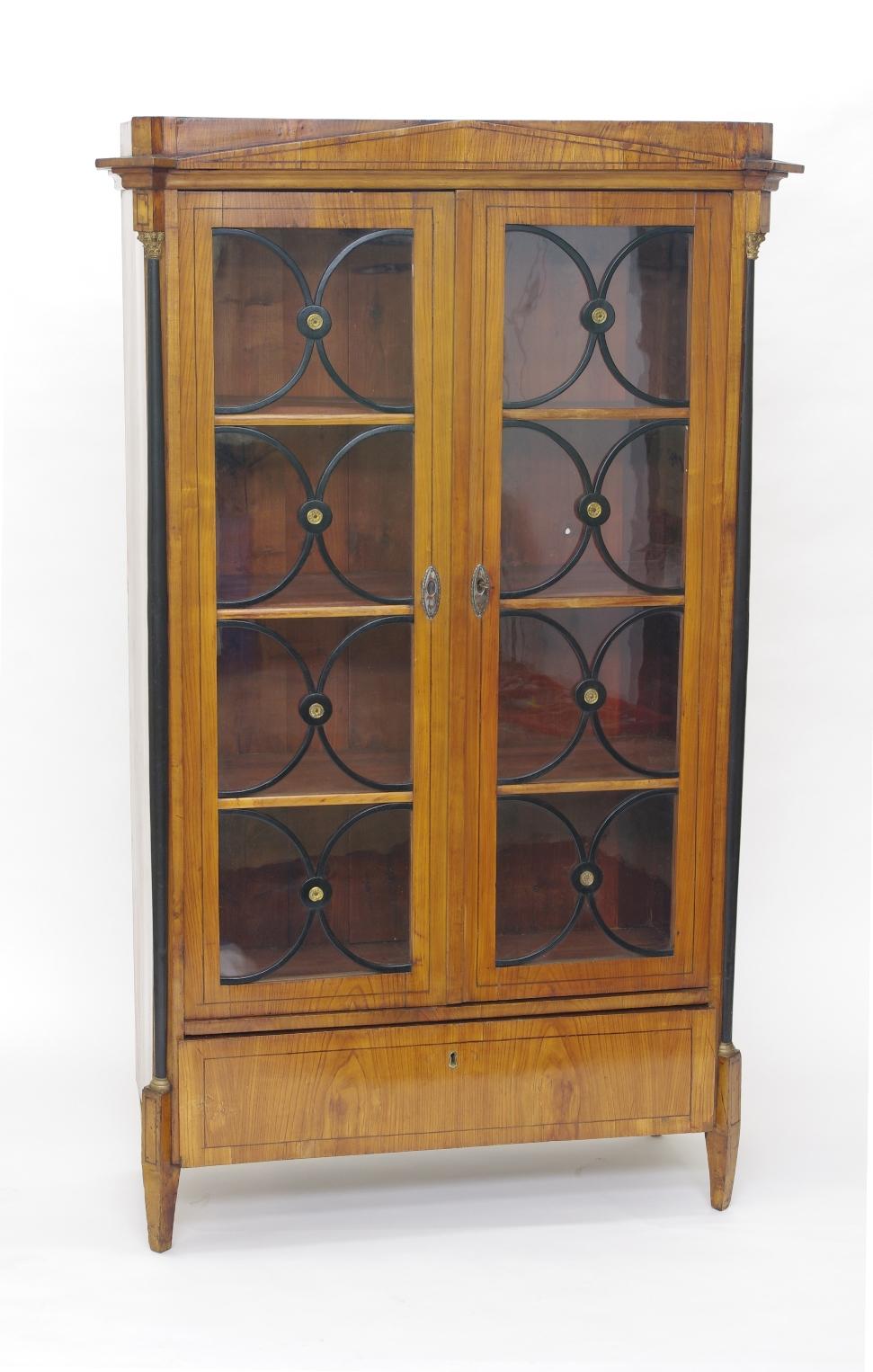 Biedermeier Cherry Bookcase, circa 1820 6