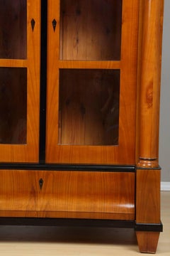 Biedermeier Cherry Bookcase, circa 1820