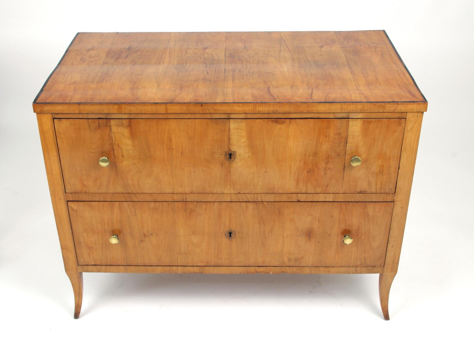 19th Century Biedermeier Cherry Chest of Drawers, circa 1810 For Sale