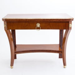 Biedermeier Cherry Console Table, Northern Germany, Probably Altona, circa 1820