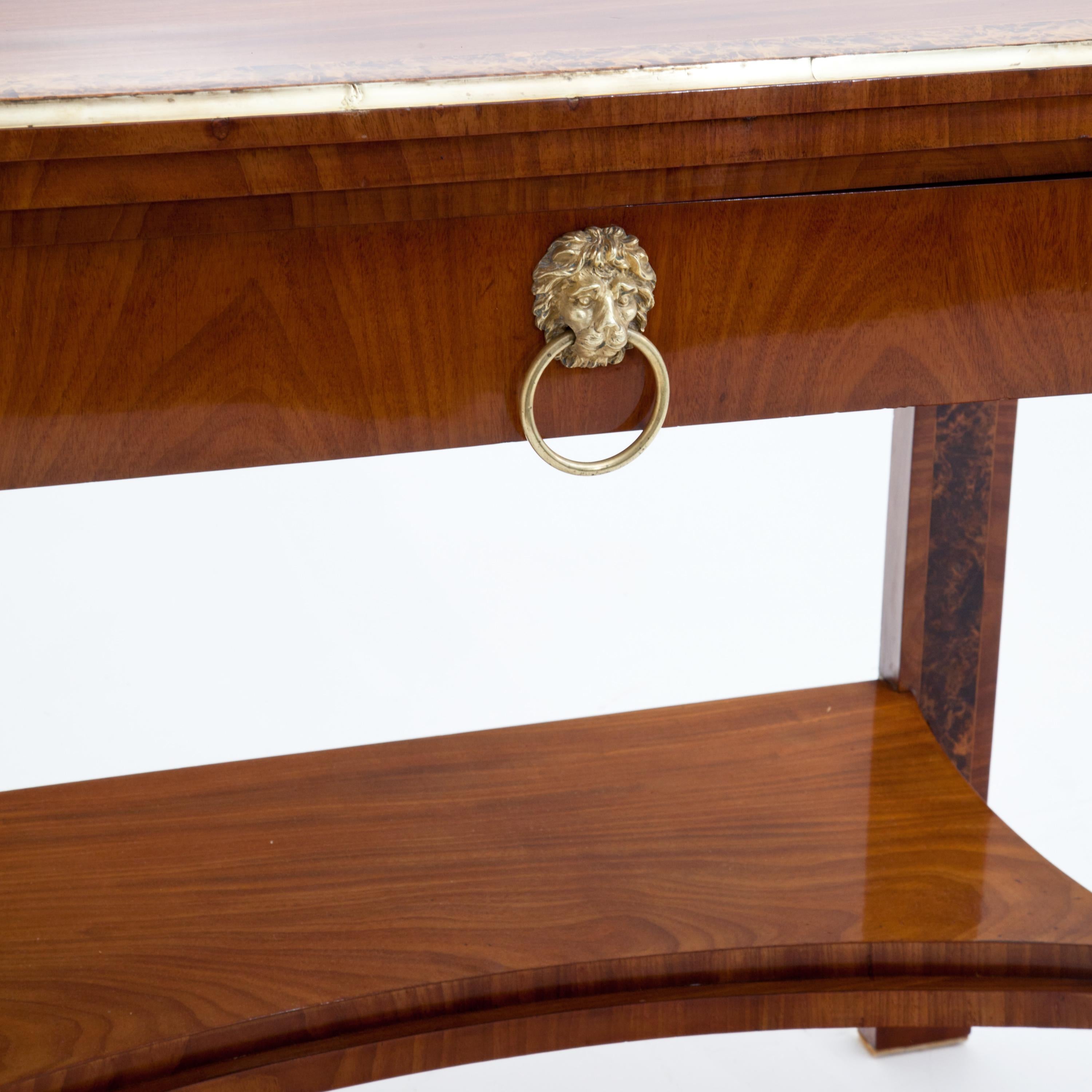 Biedermeier Cherry Console Table, Northern Germany, Probably Altona, circa 1820 1