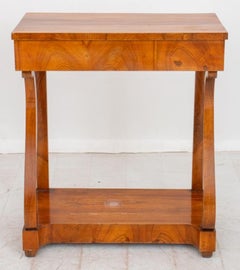 Biedermeier Cherry Wood Console Table
